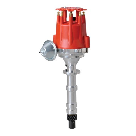MSD Pro-Billet Ready-to-Run Distributors 8393 Distributor, Ready-to-Run, Magnetic Trigger, Vacuum Advance, Chevy, 348, 409, Each thumbnail 1