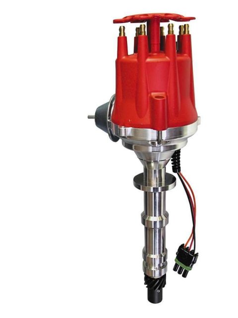 MSD Pro-Billet Ready-to-Run Distributors 8393 Distributor, Ready-to-Run, Magnetic Trigger, Vacuum Advance, Chevy, 348, 409, Each thumbnail 2