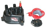 MSD Modified Distributor Cap and Rotor Kits 82933 Rotor, Modified, Black, Female/Socket, Brass Terminals, Screw-Down, for use on Acura®, 1.8L, Kit thumbnail 4