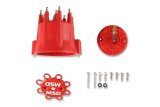 MSD Distributor Cap and Rotor Kits 84335 Rotor, Red, Male/HEI, Stainless Steel Terminals, Clamp Down, Billet, Pro Billet, V8, Kit thumbnail 3