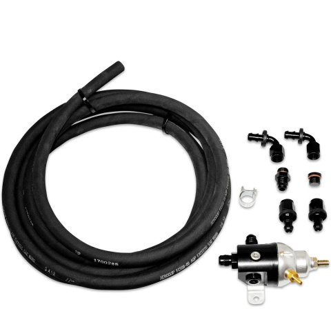 MSD Atomic EFI Fuel Return Line Kits 2922 Line, EFI, Rubber Hose, 3/8 in. Diameter, 15 ft. Length, Regulator, Kit thumbnail 2