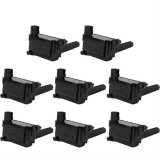 MSD Blaster OEM Replacement Coils 825583 Ignition Coil, Blaster, Coil Pack Style, Square, Black, Chrysler, Dodge, Jeep, 5.7, 6.1L, Set of 8 thumbnail 1