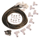 MSD 8.5mm Super Conductor Spark Plug Wire Sets 31223 Wires, Conductor, Spiral Core, 8.5mm, Black, 90 Degree Boots, Universal, L8/V8, Set thumbnail 1