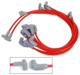 MSD 8.5mm Super Conductor Spark Plug Wire Sets 31359 Wires, Conductor, Spiral Core, 8.5mm, Red, 90 Degree Boots, Chevy, GMC, V8, Set thumbnail 3