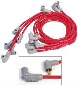 MSD Race Tailored Super Conductor Wire Sets 31609 Spark Plug Wires, Conductor, Spiral Core, 8.5mm, Red, 90 Degree Boots, Chevy, Big Block, Set thumbnail 1