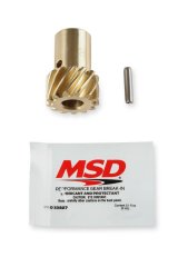 MSD Bronze Distributor Gears 8471 Gear, Aluminum, Bronze, Race, .500 in. Diameter Shaft, Chevy, Small Block, Big Block, V6, Each thumbnail 3