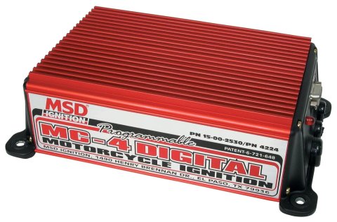MSD MC-4 Programmable Ignition Controls 4224 Box, MC-4, Digital, Capacitive Discharge, Universal, Motorcycle Applications, Each thumbnail 2