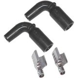MSD Replacement Boots 3303 Spark Plug Boot Kit, Replacement, Black, Boot And Terminal, Pair thumbnail 2