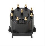MSD Replacement Distributor Caps 84263 Caps, Replacement, Male/HEI, Screw Down, Black, Buick, Chevrolet, GMC, Oldsmobile, Pontiac, Each thumbnail 2