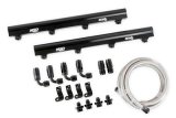 MSD Atomic EFI Billet Fuel Rails 2721 Rails, EFI, Aluminum, Black Anodized, Plumbing Kit, for use with LS1/2/6 AirForce Manifold, Kit thumbnail 7