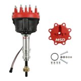 MSD Billet Distributors 85827 Distributor, Billet, Magnetic Trigger, Mechanical Advance, Bronze Gear, Ford, 289-302, Each thumbnail 2