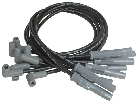 MSD 8.5mm Super Conductor Spark Plug Wire Sets 31323 Wires, Conductor, Spiral Core, 8.5mm, Black, Multi-Angle Boots, Ford, Small Block/351W