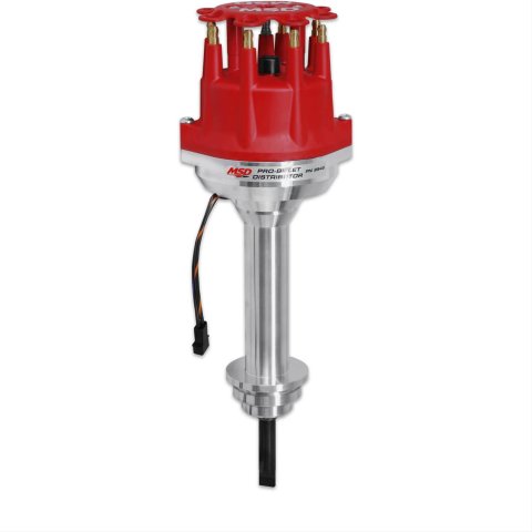 MSD Pro-Billet Distributors 8545 Distributor, Pro-Billet, Magnetic Trigger, Mechanical Advance, Chrysler 383-400, Big Block B, Each thumbnail 1