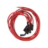 MSD 8.5mm Super Conductor Spark Plug Wire Sets 32129 Wires, Conductor, Spiral Core, 8.5mm, Red, Straight Boots, Chevy, LT1, Set thumbnail 3