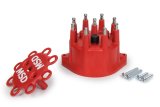 MSD Replacement Distributor Caps 8431 Cap, Male/HEI-Style, Red, Screw-Down, Pro-Billet, Small Diameter, V8, Each thumbnail 4
