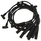 MSD Street Fire Spark Plug Wire Sets 5560 Wires, Fire, 8.0mm, Black, Straight Boots, Buick/Chevy, Pontiac, Oldsmobile/GMC, V-8, Set thumbnail 3