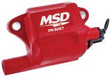 MSD Pro Power Coils 8287 Ignition Coil, MSC II Coil Pack, Epoxy, Square, Red, GM LS2/LS7, Each thumbnail 2