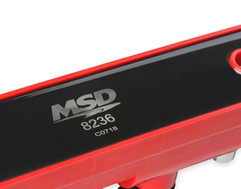 MSD Blaster OEM Replacement Coils 8236 Ignition Coil, Blaster, Coil Pack Style, Rectangular, Red, Buick, Chevy, 1.4L, Turbo, Each thumbnail 2