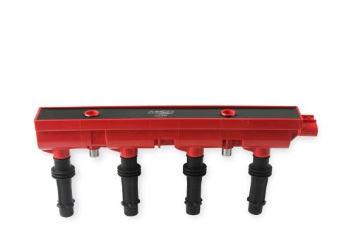 MSD Blaster OEM Replacement Coils 8236 Ignition Coil, Blaster, Coil Pack Style, Rectangular, Red, Buick, Chevy, 1.4L, Turbo, Each thumbnail 3