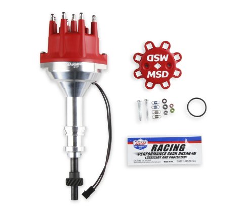 MSD Pro-Billet Distributors 85786 Distributor, Pro-Billet, Magnetic Trigger, Mechanical Advance, Steel Gear, Ford, 351W, Each thumbnail 1