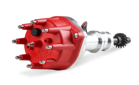 MSD Pro-Billet Distributors 85786 Distributor, Pro-Billet, Magnetic Trigger, Mechanical Advance, Steel Gear, Ford, 351W, Each thumbnail 6