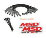 MSD 8.5mm Super Conductor Spark Plug Wire Sets 31633 Wires, Conductor, Spiral Core, 8.5mm, Black, Ford, F-150/Raptor, 6.2L, Set thumbnail 1