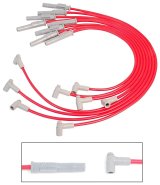 MSD 8.5mm Super Conductor Spark Plug Wire Sets 35389 Wires, Conductor, Spiral Core, 8.5mm, Red, Ford, V8, Set thumbnail 4