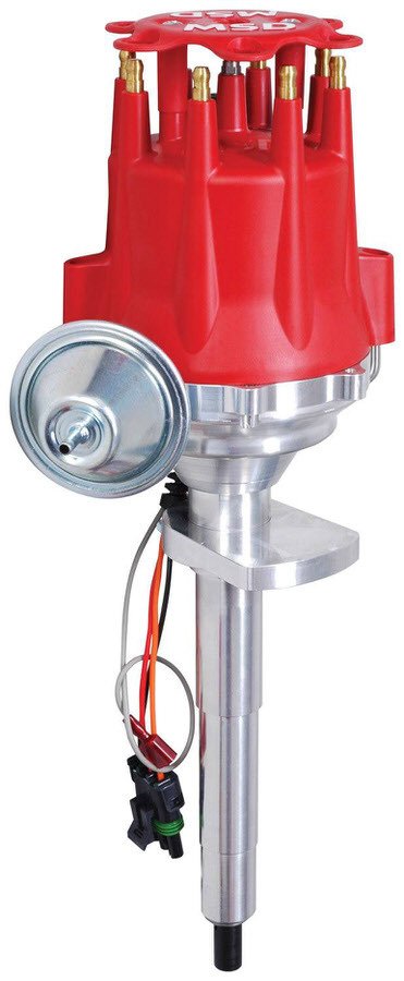 MSD Pro-Billet Ready-to-Run Distributors 8573 Distributor, Ready-to-Run, Magnetic Trigger, Vacuum Advance, Ford 1949-53, Flathead, Each thumbnail 3
