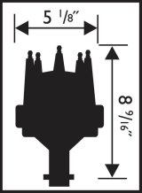 MSD Pro-Billet Ready-to-Run Distributors 8552 Distributor, Ready-to-Run, Magnetic Trigger, Vacuum Advance, Buick, 400, 430, 455, Each thumbnail 2