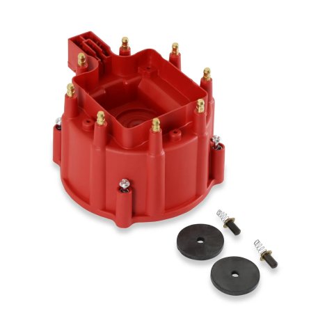 MSD Replacement Distributor Caps 8411 Cap, Male/HEI-Style, Red, Clamp-Down, GM, V8, Each thumbnail 5