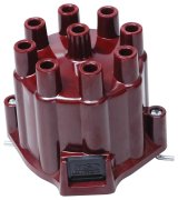 MSD Replacement Distributor Caps 8437 Cap, GM Window, Female, Socket-Style, Red, Clamp-Down, Pro-Billet, Billet, GM, V8, Each thumbnail 4