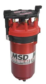 MSD Pro Mag 44 Magnetos 8140MSD Magneto, 44, Generator Only, amp Output, Counterclockwise Rotation, Billet Aluminum Housing, Red thumbnail 1