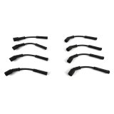 MSD Street Fire Spark Plug Wire Sets 5572 Sets, Fire, Assembled, Coil Pack Terminal Ends, Spiral Core, Black, 8.00mm Diameter, Chevrolet, 5.7L LS, Set thumbnail 1