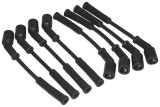 MSD Street Fire Spark Plug Wire Sets 5572 Sets, Fire, Assembled, Coil Pack Terminal Ends, Spiral Core, Black, 8.00mm Diameter, Chevrolet, 5.7L LS, Set thumbnail 4