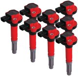 MSD Ford Blaster Coil-on-Plug Ignition Coil Packs 82488 Coil, MSC II Pack, Epoxy, Square, Red, Ford, 5.0L, Modular, Set of 8 thumbnail 3