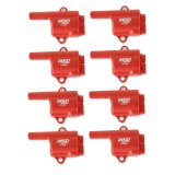 MSD Multiple Spark Coils and Coil Kits 82868 Ignition Coil, MSC II Pack, Epoxy, Square, Red, GM LQ Truck Engines, Set of 8 thumbnail 3