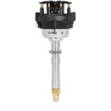 MSD Pro-Billet Distributors 85705 Distributors, Pro-Billet, Small Base, Magnetic, Male/HEI, Locked Advance, Oversized +0.006 in. Bronze Gear, Black Cap, Chevy, Small/Big Block, Each thumbnail 3