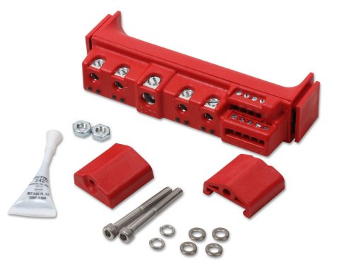 20 amps MSD Solid State Relay 7564 Block, State, Stand Alone, 4 Channel, Amp Fused, Red, Each thumbnail 7