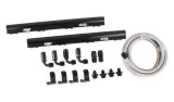 MSD Atomic EFI Billet Fuel Rails 2725 Rails, EFI, Aluminum, Black Anodized, Plumbing Kit, for use with LT1 AirForce Manifold, Kit thumbnail 3