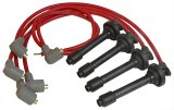 MSD 8.5mm Super Conductor Spark Plug Wire Sets 32349 Wires, Conductor, Spiral Core, 8.5mm, Red, Stock Boots, for use on Acura®, 1.8L, L4, Set thumbnail 1