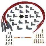 MSD 8.5mm Super Conductor Spark Plug Wire Sets 31159 Wires, Conductor, Spiral Core, 8.5mm, Red, Multi-Angle Boots, Universal, L4, Set thumbnail 3