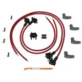 MSD 8.5mm Super Conductor Spark Plug Wire Sets 31689 Wires, Conductor, 8.5mm, Red, Universal, 4-Cylinder, Set thumbnail 3