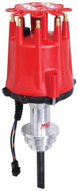 MSD Billet Distributors 8534 Distributor, Pro-Billet, Magnetic Trigger, Mechanical Advance, Dodge, Small Block, Each thumbnail 3