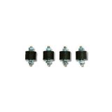 MSD Vibration Mounts 8800 Ignition Box Mounts, Mounts, Rubber, Black, 7/8/10-Series Ignitions, Universal, Set of 4 thumbnail 3
