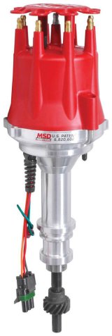MSD Digital E-Curve Pro Billet Distributors 8503 Distributor, Pro-Billet, E-Curve, Magnetic, Vacuum, Mechanical Advance, Ford, 289-302, Each thumbnail 4