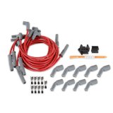 MSD 8.5mm Super Conductor Spark Plug Wire Sets 32079 Wires, Conductor, Cut To Fit, Spiral Core, 8.5mm, Red, Chevy, V8, LS, Set thumbnail 3