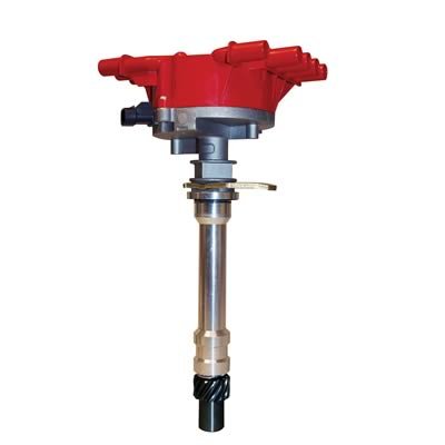 MSD Street Fire EFI Distributors 5592 Distributors, EFI, Magnetic Trigger, Female/Socket, Standard Rotation, Melonized Gear, Red Cap, Chevrolet, 5.7L, Each thumbnail 1