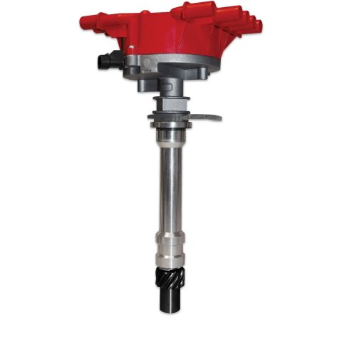 MSD Street Fire EFI Distributors 5592 Distributors, EFI, Magnetic Trigger, Female/Socket, Standard Rotation, Melonized Gear, Red Cap, Chevrolet, 5.7L, Each thumbnail 3