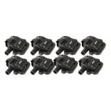 MSD Street Fire Coils 55088 Ignition Coil, Fire, Coil Pack, Black, Chevy, Pontiac, LS1/LS6, Set of 8 thumbnail 2