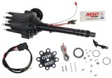 MSD Pro-Billet Ready-to-Run Distributors 83603 Distributor, Ready-To-Run, Male/HEI, Vacuum and Mechanical, Black, Chevy, Small Block, Big Block, Each thumbnail 1